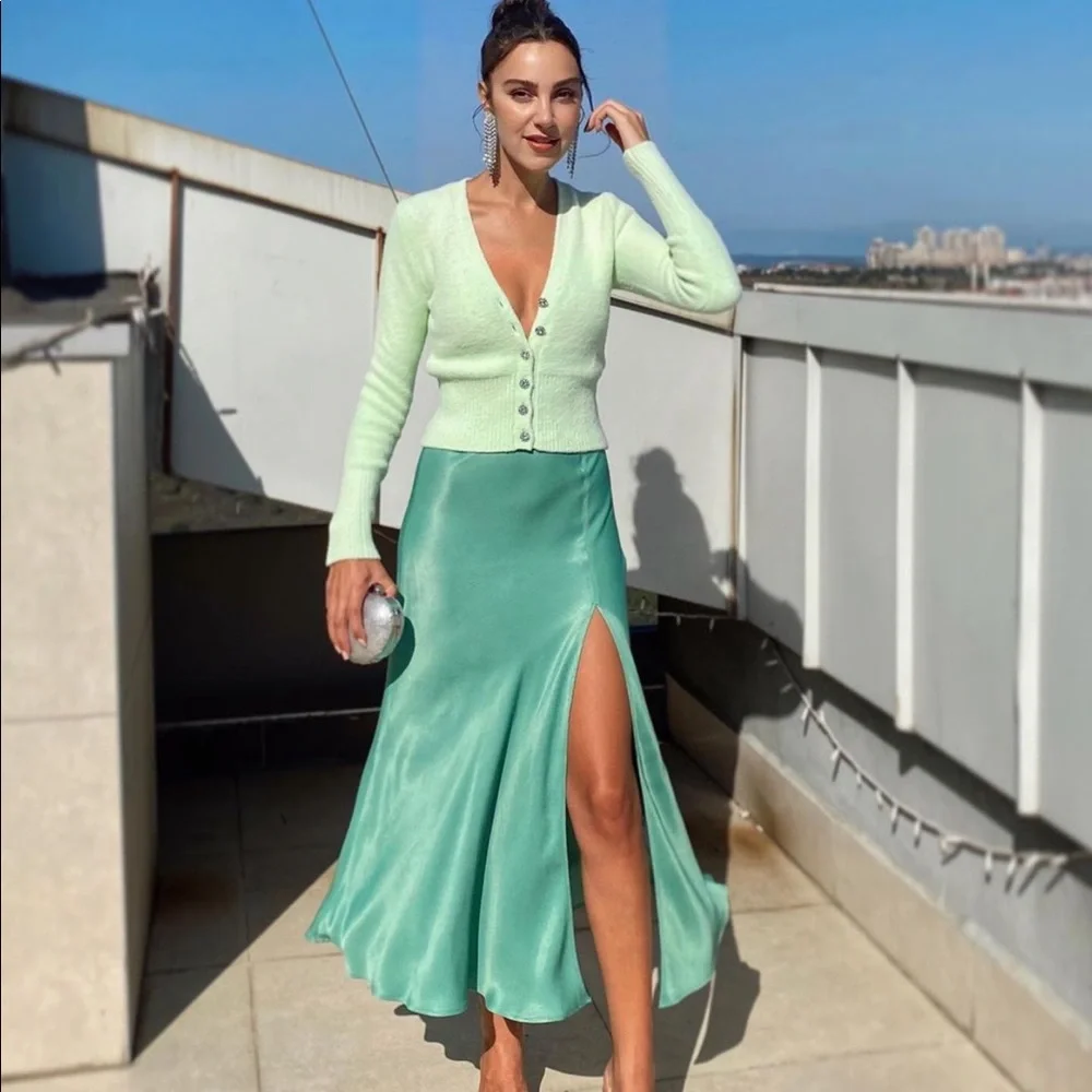 Zara jewel button cardigan bloggers favorite - Picture 5 of 11